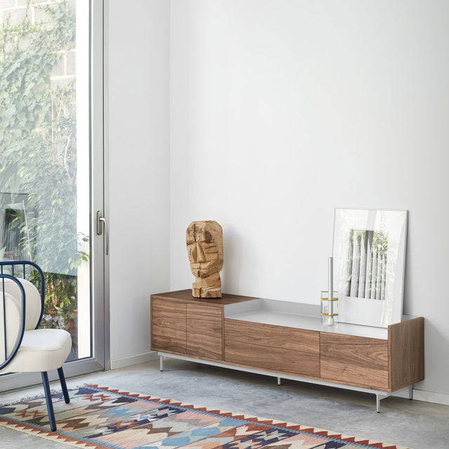 Mueble tv Valley Roble - Nogal 180cm Teulat