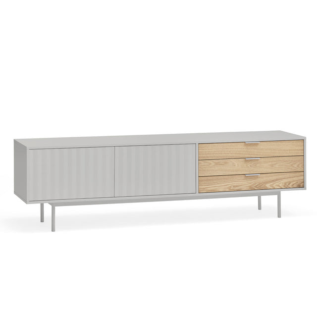 Mueble tv Sierra 180cm - 140cm Gris Claro 180cm Teulat