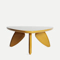 Mesa de Centro Triangular Provenza 80 Mostaza