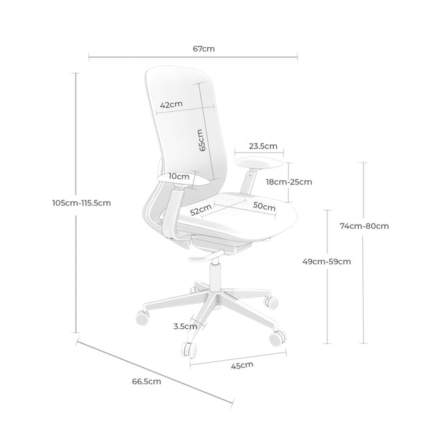 Silla Oficina Rotterdam Gris | detalle de materiales | Somcasa Vlc | 00OF102121 | imagen 7