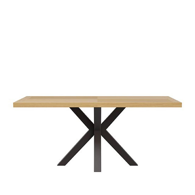 Mesa de Comedor Elaine Fija Roble y Metal | vista principal | Somcasa Vlc | 00MS215814