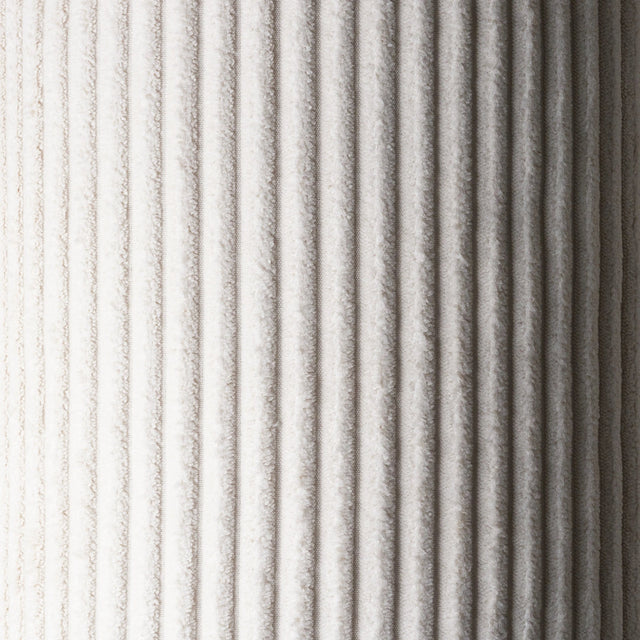 Mueble Cojín Rectangular de Pana Blanco Crema con acabado blanco, acabado crema en ambiente de estilo nórdico