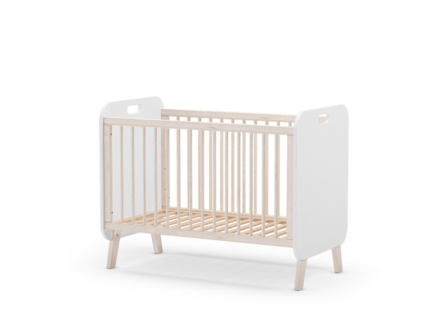 Cuna Infantil Paris 127 Blanco & Pino