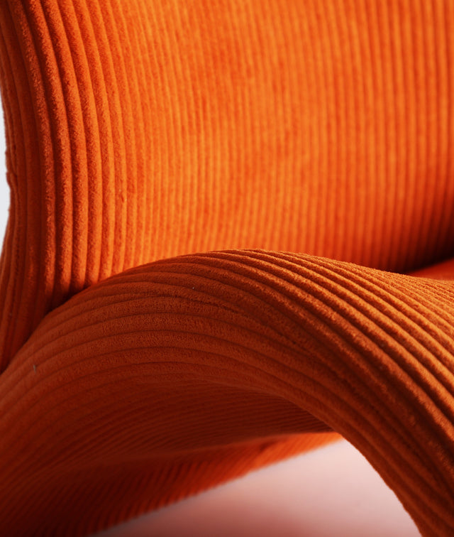 Sillón Tapizado Vianne Naranja