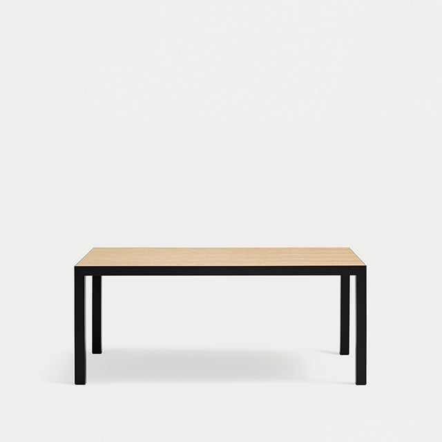 Mesa de Comedor Rectangular Alma 180 Roble & Negro