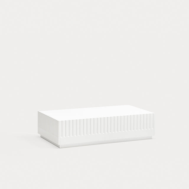 Mesa de Centro Rectangular Doric 110 Blanca